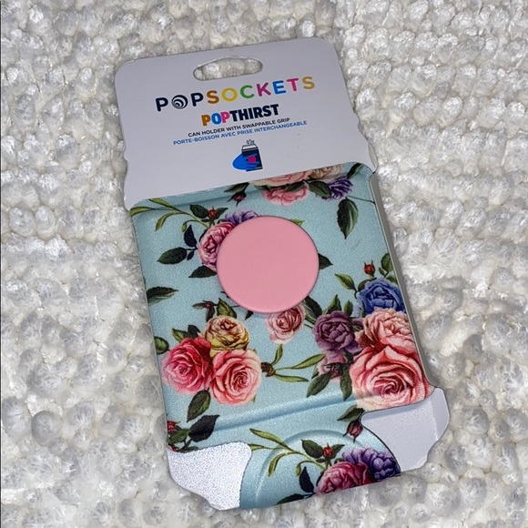 NWT POPSOCKETS PopThirst Retro Wild Rose - Picture 2 of 3